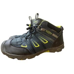 Keen Oakridge Waterproof Hiking Sneakers Boys Youth 6 Navy Blue Lace Up Gorpcore